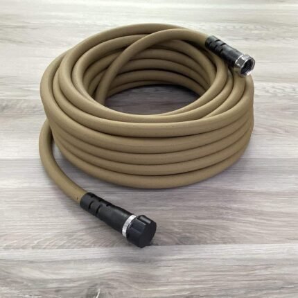 The soaker garden hose provides efficient, even watering for your garden with its porous design.